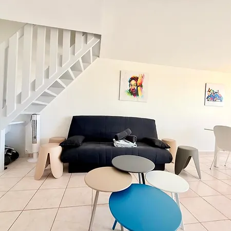 Apartment Duplex-hyper Centre Cap D'agde - 9 Personnes - Vue Port Et - Wifi *
