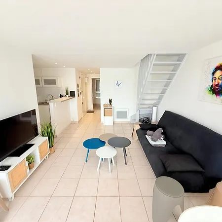 Duplex-hyper Centre Cap D'agde - 9 Personnes - Vue Port Et - Wifi דירה *
